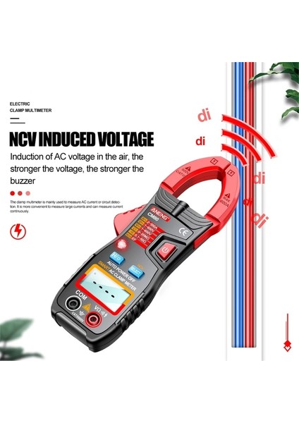 CM81 Siyah Akıllı Arka Işık Dijital Ekran Pens Metre Yüksek Hassasiyetli Çok Metre 400A Ac/dc Kelepçe Ampermetre Ev Ölçümü (Yurt Dışından) fırsatları