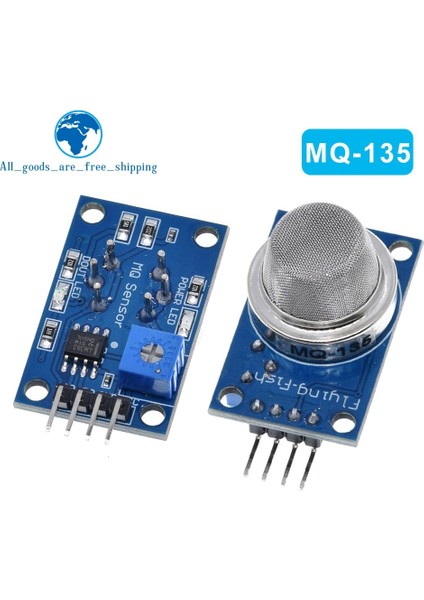 Mq-2 Mq-2 Mq-3 Mq-4 Mq-5 Mq-6 Mq-7 Mq-8 Mq-9 MQ-135 Algılama Duman Metan Sıvılaştırılmış Gaz Sensörü Modülü Arduino Için Başlangıç Dıy Kiti (Yurt Dışından)