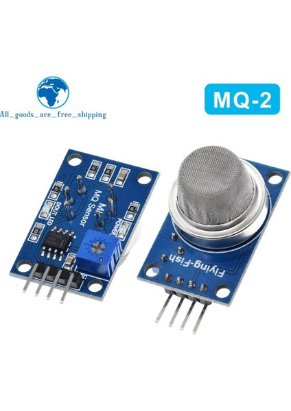 Mq-2 Mq-2 Mq-3 Mq-4 Mq-5 Mq-6 Mq-7 Mq-8 Mq-9 MQ-135 Algılama Duman Metan Sıvılaştırılmış Gaz Sensörü Modülü Arduino Için Başlangıç Dıy Kiti (Yurt Dışından)