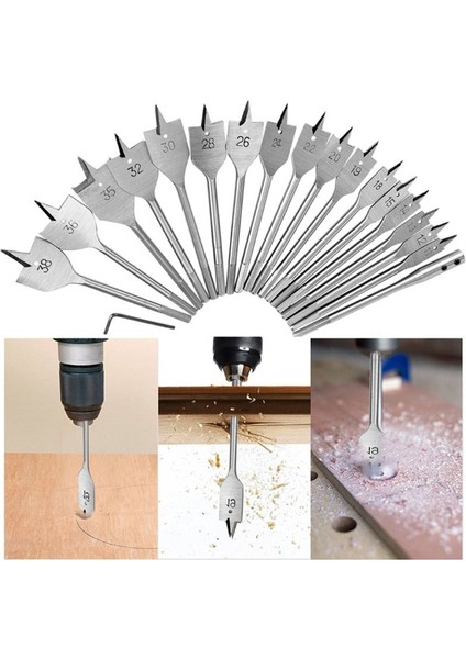 Diğer 19 Adet Maça Matkap Ucu Seti, Genişletilmiş Çubuk Matkap Ucu ile Premium Karbon Çelik, Ağaç Işleme Için Delici Matkap Uçları (Yurt Dışından) indirimleri