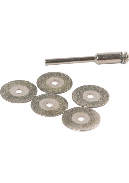 Altın 6 Adet 22MM Zımpara Elmas Kesme Bıçakları Matkap Ucu + 1 Mandrel Dremel Seti Taşlar, Metal, Cam, Porselen, Ahşap Kesme 2019NEW (Yurt Dışından) fiyatları