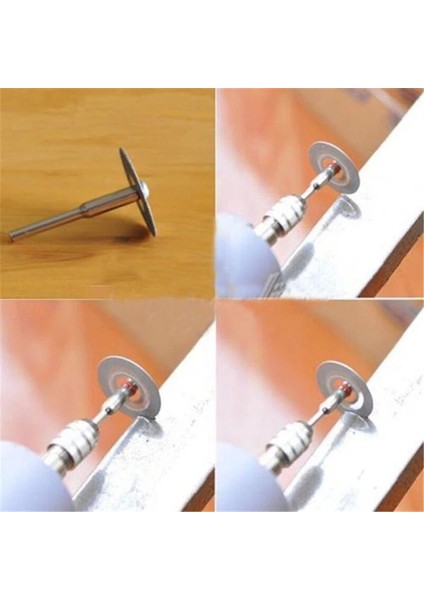 Altın 6 Adet 22MM Zımpara Elmas Kesme Bıçakları Matkap Ucu + 1 Mandrel Dremel Seti Taşlar, Metal, Cam, Porselen, Ahşap Kesme 2019NEW (Yurt Dışından) indirimleri