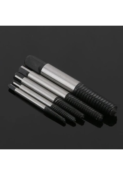 5pcs-B Hasarlı Kırık Vida Sökücü Çıkarıcı Matkap Uçları 5 Adet Çelik Dayanıklı Kolay Çıkarıcı Sökücü Merkezi Matkap Hasarlı Cıvata Sökücü Alet Seti (Yurt Dışından)