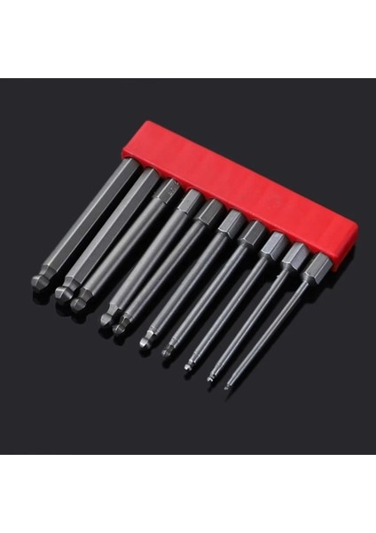 150MM Altıgen Tornavida Ucu S2 Alaşımlı Çelik Uzun Tornavida Ucu Altıgen Kolu Hex Sürücü Uçları El Aleti Seti Hex Sürücü Aksesuarları (Yurt Dışından)
