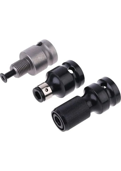 3 Adet Matkap Chuck Adaptörü Vidalı 1/2 "kare 1/4" Altıgen Soket Adaptörü Dönüştürücü Darbe Anahtarı (Yurt Dışından) modelleri