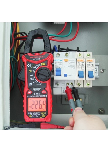 HT200A Mini Temel Akım Pens Metre Profesyonel Dijital Multimetre Test Cihazı Ohm Hz Kapasite Sıcaklık C/f Ac Dc Amp Pense Habotest HT206D (Yurt Dışından) indirimleri