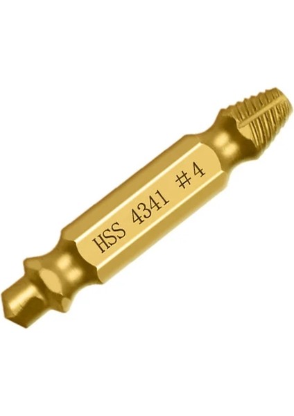 Kutu ile 6 Pcs Altın 4/5/6 Pcs Hasarlı Vida Çıkarıcı Matkap Ucu Seti Soyulmuş Kırık Vida Cıvata Sökücü Çıkarıcı Yıkım Aletlerini Kolayca Çıkarın (Yurt Dışından)