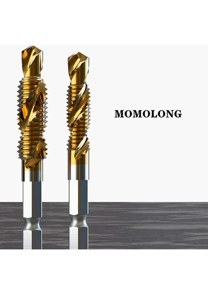 M6 M3 M4 M5 M6 M8 M10 Dokunun Matkap Uçları 1/4 Hex Shank Makinesi El Musluklar Titanyum Kaplamalı Hss Delme Dokunun Uçları Konu Vida Araçları (Yurt Dışından)