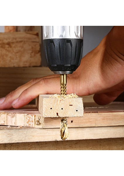 6.5 mm 6 Adet 3/6 Adet Kobalt Matkap Ucu Seti Spiral Vida Metrik Kompozit Dokunun Matkap Ucu Dokunun Büküm Matkap Ucu Seti Kesme Delme Parlatma Için (Yurt Dışından)