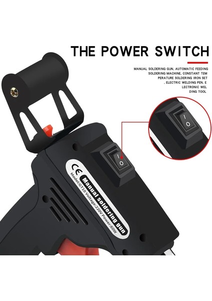 Siyah Isı Ab Fişi 220V Ab/abd 60W Havya Otomatik Kaynak Devre Onarımı Için Kalay Tabancası Lehim Sökme Pompası Göndermek Dıy Lehimleme Aracı (Yurt Dışından)