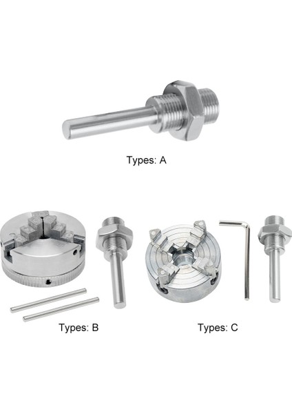 B Z011 Torna Aynası 3/4 Çeneli Ayna Elektrikli Matkap Biyel Kendinden Merkezleme Aynası Metal Mini Chuck Collet Torna Aksesuarı (Yurt Dışından) fiyatları