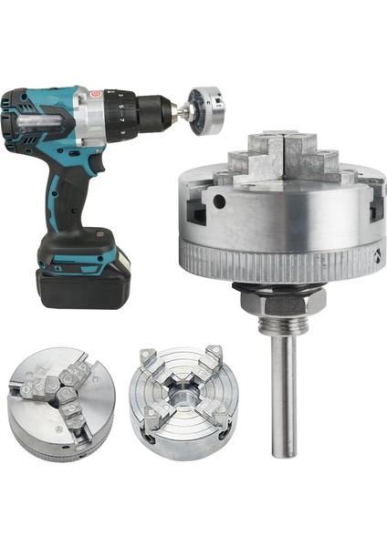 B Z011 Torna Aynası 3/4 Çeneli Ayna Elektrikli Matkap Biyel Kendinden Merkezleme Aynası Metal Mini Chuck Collet Torna Aksesuarı (Yurt Dışından) fırsatları