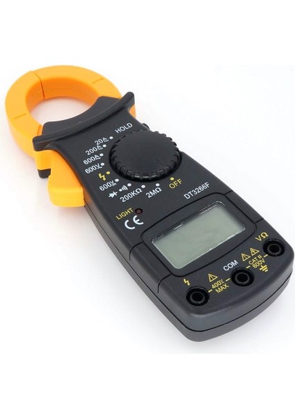 Dijital Akım Pens Metre DT3266F Pense Ampermetre Direnç Test Cihazı Ac Amperimetrik Kelepçe Multimetre Amper Buzzer ile (Yurt Dışından)