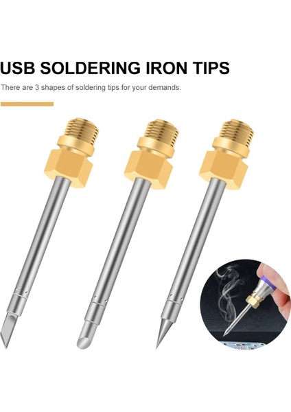 Sivri Uç 5V 8W Evrensel USB Havya Ipuçları Taşınabilir Kalay Havya 180 ~ 480°C Kaynak Ipuçları Içinde Isıtma Aksesuarları (Yurt Dışından) fiyatları