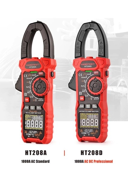 HT200A Siyah Temel Habotest Dijital Pens Metre True Rms Ac Dc Akım Ncv Voltmetre Ampermetre Ohmmetre Hz Süreklilik Kapasite Test Cihazı (Yurt Dışından) fırsatları