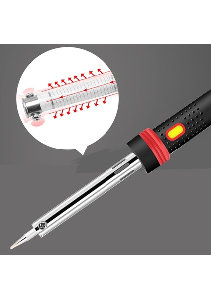 Gri 30W, Au Elektrikli Kalay Havya Elektrikli Kaynakçı Elektronik Için Isı Kalemi 30W 40W 60W Gösterge Işığı ile Harici Isıtma Aracı (Yurt Dışından) fırsatları