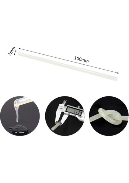10 Adet Sopa ile Abd 20W Sıcak Tutkal Tabancası Tutkal Çubukları ile Endüstriyel Mini Silahlar Termo Elektrikli Isı Sıcaklığı Aracı 7*100 mm Sopalarla (Yurt Dışından)