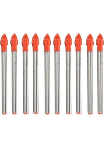 Gösterildiği Gibi 10 Adet Çok Fonksiyonlu 6 mm Yüksek Kaliteli Kiremit Matkap Ucu Elektrikli Matkap Yumruk Matkap Cam/tuğla/plastik/ahşap/kiremit M21 23 (Yurt Dışından)