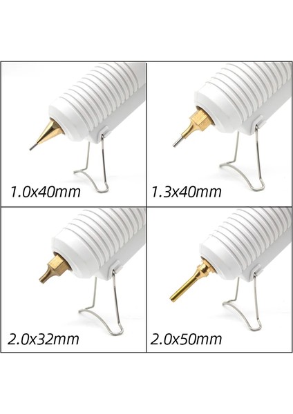 Tutkal Tabancası 2X50MM Ingiltere 150W Sıcak Tutkal Tabancası Uzun Meme Çapı 1mm 1.3mm Küçük Diyafram Endüstriyel Tutkal Tabancası Dıy Zanaat Tamir Araçları Tutkal Tabancası (Yurt Dışından)
