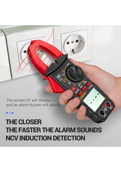 Sarı Dijital Multimetre, Trms 6000 Ac/dc Gerilim Akımını, Kapasitesini Ölçen Otomatik Aralıklı Gerilim Test Cihazı Voltmetresini Sayım (Yurt Dışından) fiyatları