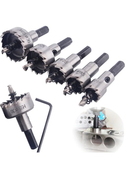 28MM 2022 Yüksek Kalite 12-50MM Hss Matkap Ucu Delik Testere Seti Paslanmaz Çelik Metal Alaşım Sıcak Matkap Uçları Сверла (Yurt Dışından)