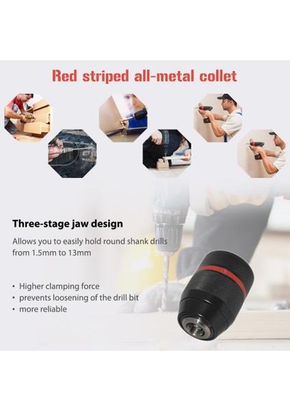 Ayna ve Şaft Seti Metal Ağır Hizmet 1/2-20UNF 1.5~13MM Anahtarsız Bohrfutter Sechskantschaft/sds/sockel Vierkant Adaptör Metal Bohrfutter Dönüştürücü (Yurt Dışından) indirimleri