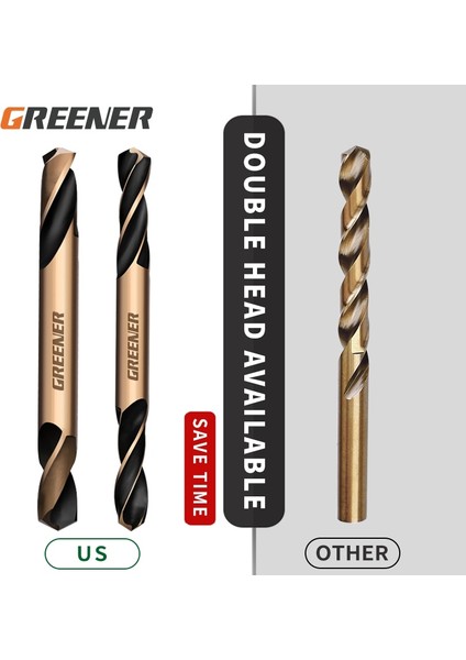 5.2mm 10 Adet Yeşil 3.0-6.0mm Kobalt Kaplamalı Büküm Matkap Ucu Seti Süper Sert Matkap Ucu Ahşap/metal/paslanmaz Çelik Delik Kesici Elektrikli El Aletleri (Yurt Dışından) fiyatları