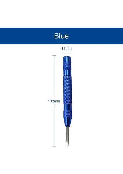 Mavi Otomatik Kerner/punch, Metal Çekirdek Malzemesi Hss'dir, Cam/ahşap/plastik/taş/çelik Için, Metal Için Otomatik Iğne (Yurt Dışından)