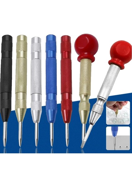 Mavi Otomatik Kerner/punch, Metal Çekirdek Malzemesi Hss'dir, Cam/ahşap/plastik/taş/çelik Için, Metal Için Otomatik Iğne (Yurt Dışından) fırsatları