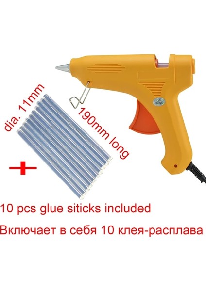 Set 2 80W, Ab 60W 80W 100W Yapıştırıcı Termal Sıcak Tutkal Tabancası 11MM Sıcak Tutkal Tabancası El Sanatları Dıy Kullanımı Için Alüminyum Meme Dropshipper (Yurt Dışından)