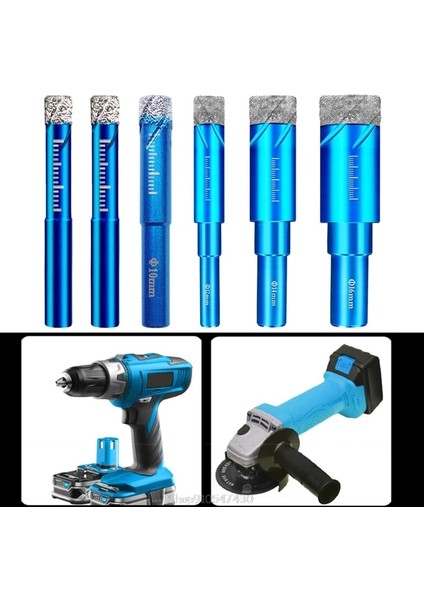 10 mm Dayanıklı Elmas Kaplı Çekirdek Matkap Ucu Kuru Sondaj Cam Mermer Granit Kuvars Porselen Seramik D23 20 Dropship (Yurt Dışından)