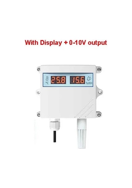 0-10V Ekranlı 3'ü 1 Arada Co2 Co Sıcaklık ve Nem Sensörü, Yüksek Hassasiyetli RS485 Endüstriyel Yağmur Geçirmez Kar Serası Izleme Vericisi (Yurt Dışından)