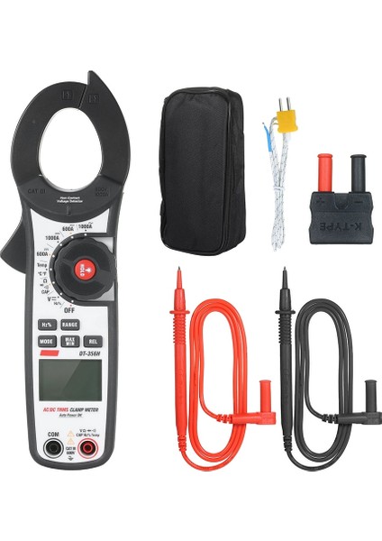DT-330H DT-356H 1000A Pens Metre 6000 Sayım Ac/dc Trms Kelepçe Tipi Multimetre Ampermetre Ac Dc Gerilim Akım Ölçer Ncv Testi Kelepçe Test Cihazı (Yurt Dışından)