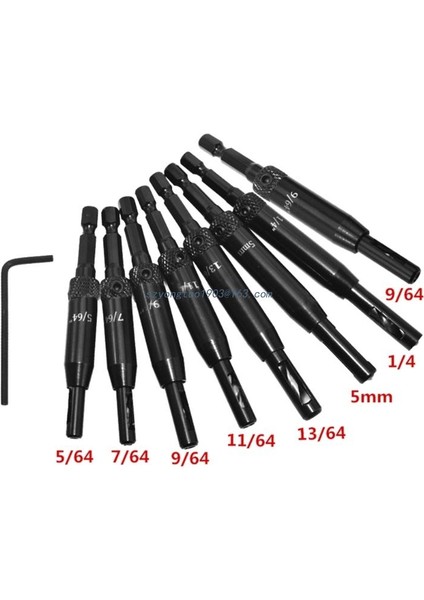 7 Parçalı Set Kendinden Merkezleme Matkap Uçları Kapı Pencere Dolabı Ağaç Işleme Menteşe Donanımı (Yurt Dışından) indirimleri