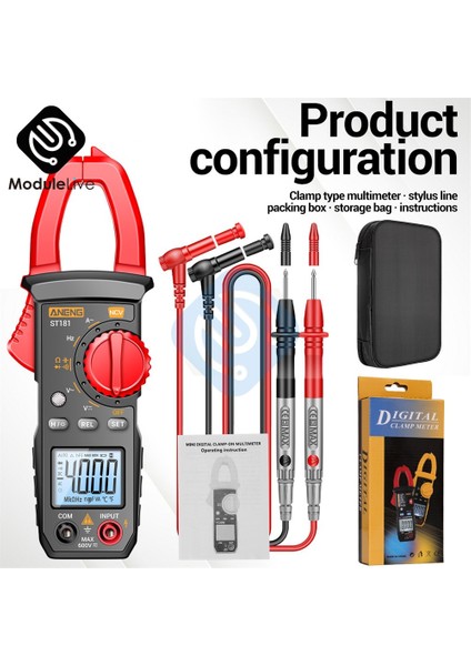 ST182 Aneng ST181 Dijital Pens Metre Multimetre Dc Ac Akım 4000 Sayım Ampermetre Gerilim Test Cihazı Araba Amp Hz Kapasite Ncv Ohm Testi (Yurt Dışından) fiyatları