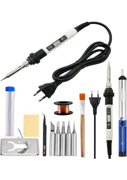 Siyah Set-4 220V Ab Tak Sıcaklık Ayarlanabilir 80W Elektrikli Havya 220V Lehim Istasyonu Kaynak Demir Ipuçları Kalay Havya Elektrikli Aletler (Yurt Dışından) fırsatları