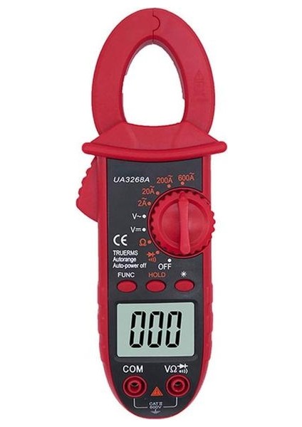 Kırmızı Siyah UA3268A Akım Dijital Pens Metre Kompakt Arka Işık Hafif Elektrik Endüstrisi Için Tam Koruma Kelepçe Multimetre (Yurt Dışından)