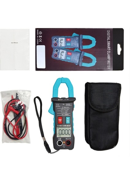 Zt-Qb1 Bsıde Zt-Qb1 Dijital Pens Metre Multimetre 600A Akım True Rms Akıllı Pense Ampermetre Dc/ac Gerilim Direnci Ncv Hz Test Cihazı (Yurt Dışından)