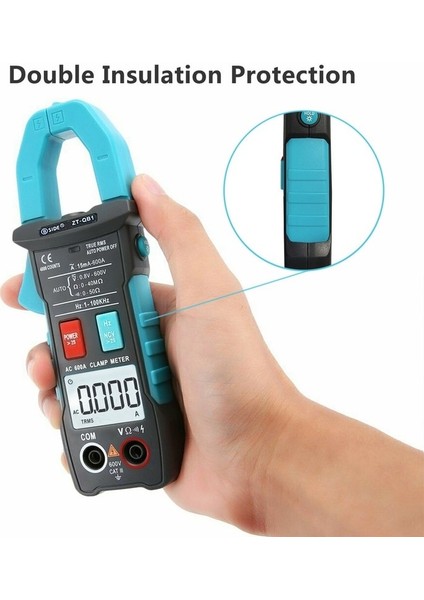 Zt-Qb1 Bsıde Zt-Qb1 Dijital Pens Metre Multimetre 600A Akım True Rms Akıllı Pense Ampermetre Dc/ac Gerilim Direnci Ncv Hz Test Cihazı (Yurt Dışından) fiyatları