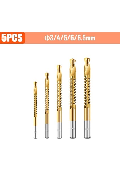 Set 25 3/4/5/6 Adet Kobalt Matkap Ucu Spiral Vida Metrik Kompozit Dokunun Matkap Kesme Delme Parlatma Ağaç Işleme Hss Elektrikli El Aletleri (Yurt Dışından)