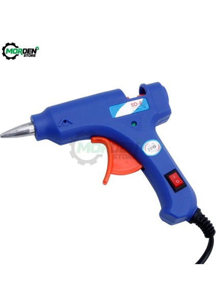Mavi 20W, Abd 20W Sıcak Tutkal Tabancası ile 7mm 10 Adet Tutkal Çubukları Mini Endüstriyel Tabancalar Isı Sıcaklığı Termo Elektrikli Dıy Onarım Aracı (Yurt Dışından) indirimleri