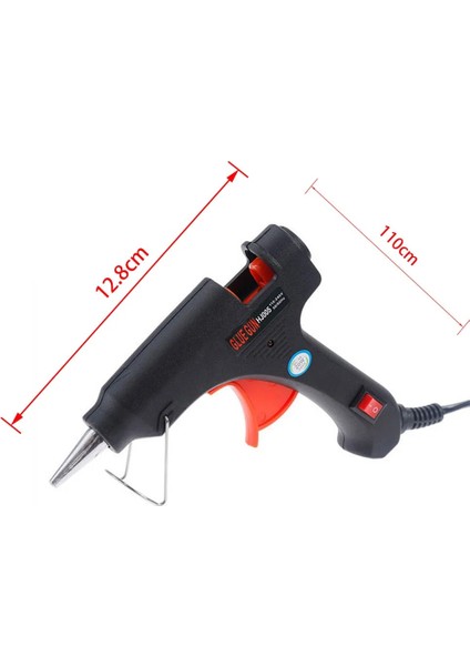 20 Adet Sopa ile Ab Sıcak Tutkal Tabancası 7mm * 100MM Tutkal Sopa 20W Mini Silahlar Termo Elektrikli Isı Sıcaklığı Aracı Ev Için Dıy Araçları (Yurt Dışından)