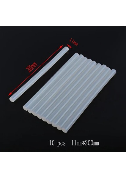 10 Adet Tutkal Çubuğu Abd 120W 110V-240V Sıcak Tutkal Tabancası Dıy Mini Yapıştırıcı Tutkal Tabancası Tamir Isı Araçları (Yurt Dışından)