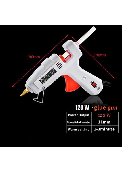 10 Adet Tutkal Çubuğu Abd 120W 110V-240V Sıcak Tutkal Tabancası Dıy Mini Yapıştırıcı Tutkal Tabancası Tamir Isı Araçları (Yurt Dışından) modelleri