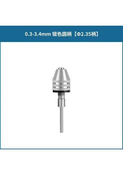 0.3-3.4mm Yuvarlak Matkap Chuck Anahtarsız Tornavida Darbeli Sürücü Adaptörü Elektrikli Mikro Motor Kelepçe Mini Ayna Fikstürü Hex Shank Matkap Uçları Adaptörü (Yurt Dışından)