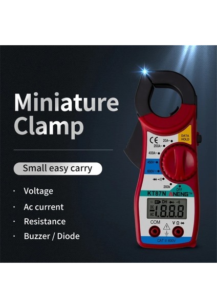 Kırmızı LCD Dijital Ekran Multimetre Gerilim Direnç Ölçer Monitör Voltmetre Ampermetre (Yurt Dışından) modelleri