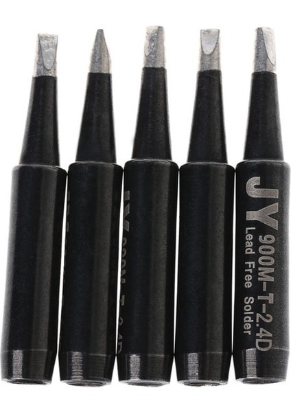 900M-T-2.4D Yeni 5 Adet 900M-T-1C Bakır Yedek Konik Stil Havya Lehim Ucu Kurşunsuz Hakko 936 6 Desen (Yurt Dışından)