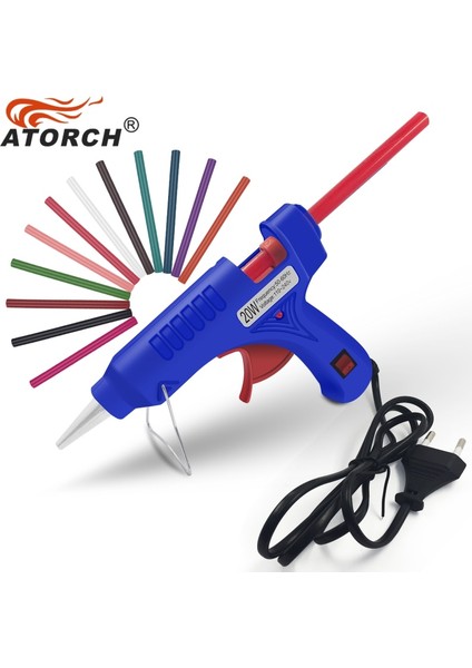 Beyaz Tutkal Tabancaları 110V-220V-20W, Ab Dgks 1+13 20W Ab Elektrik Fişi Sıcak Tutkal Tabancası 7mm Tutkal Çubuğu Endüstriyel Mini Tabancalar Termo Elektrikli Isı Sıcaklığı Aracı (Yurt Dışından)