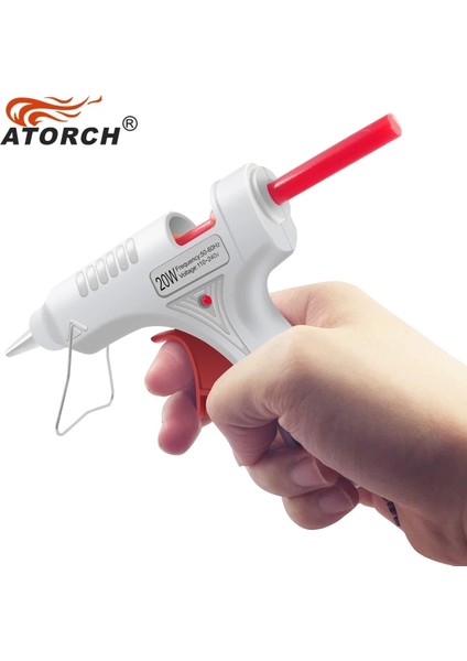 Beyaz Tutkal Tabancaları 110V-220V-20W, Ab Dgks 1+13 20W Ab Elektrik Fişi Sıcak Tutkal Tabancası 7mm Tutkal Çubuğu Endüstriyel Mini Tabancalar Termo Elektrikli Isı Sıcaklığı Aracı (Yurt Dışından)