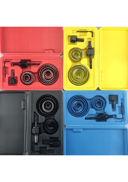 Gri 13PCS 19-127MM 19-127MM Delik Testere Seti Testere Fincan Ahşap Taç Matkap Ucu Alçıpan Ahşap Pvc Plastik Yoğunluk Levhası Metal Ağaç Işleme Aletleri (Yurt Dışından) modelleri